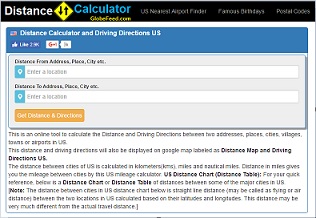 Distance Conversion Formula Chart